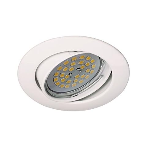 Wonderlamp Basic W-E000016 - Empotrable Blanco Basculante Aluminio Cover