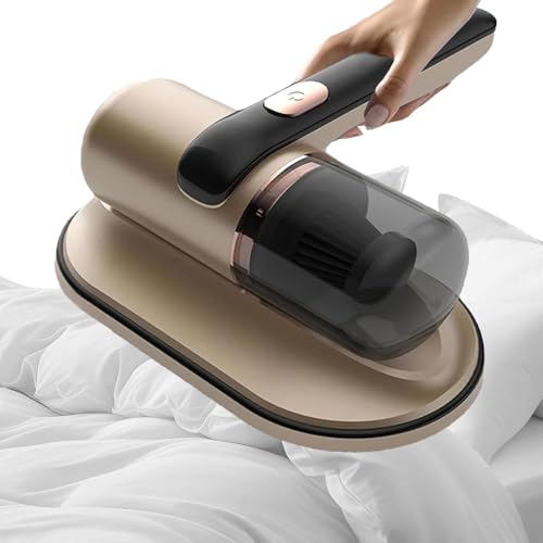 Aspirador Esteras de Sofá - 10kPa de Succión Handheld Wireless 68W portátil removedor de polvo cama, colchón, alfombra, tapicería, cojín y muebles | Vacío compacto de pelo para mascotas Hogar Y Re