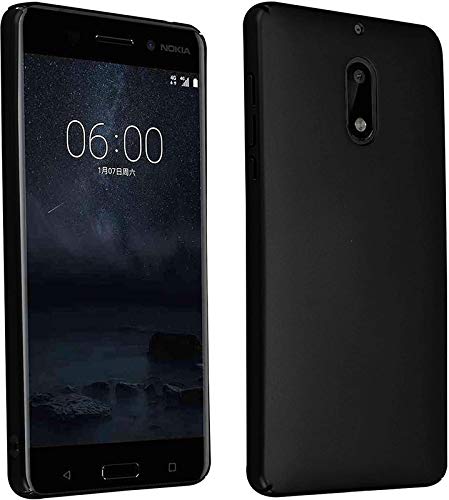 SkyTree Carbon Fiber TPU Anti Slip Scratch Resistant Back Case Cover for Nokia 6 - Zebra