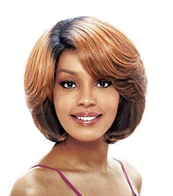 VanessaSUPER C SIDE KELLY (1B Off Black) FASHION C SIDE LACE PART FULL WIG