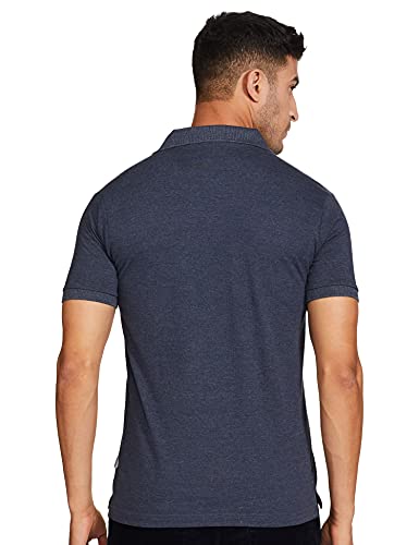 Image of Rupa Bumchums Men Super Combed Cotton Solid Half Sleeve Club Collar Polo Regular Fit T-Shirt with Chest Pocket