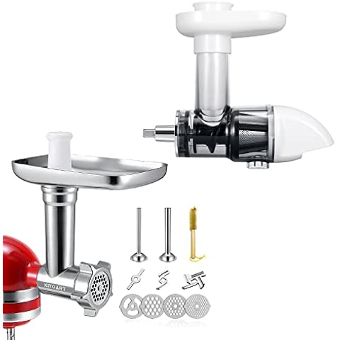 KITOART Grinder Attachment & Masticating Juicer Attachment Cover
