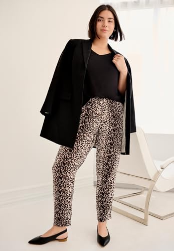 ellos Plus Size Woven Soft Pants3