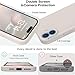 Vooii Compatible with iPhone 16 Case, Liquid Silicone Upgrade [Camera Protection] [Soft Anti-Scratch Microfiber Lining] Shockproof Phone Case for iPhone 16 6.1 inch - Stone