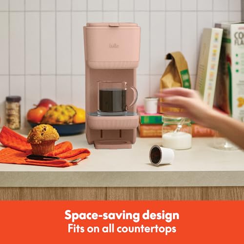 BELLA Single Serve Coffee Maker, K Cup & Coffee Ground Compatible with Removable, Adjustable Drip Tray, Auto Shutoff & Reusable Dishwasher Safe Accessories, Brews 6oz to 14oz, 1000 Watt, Blossom by BELLA - Image 6