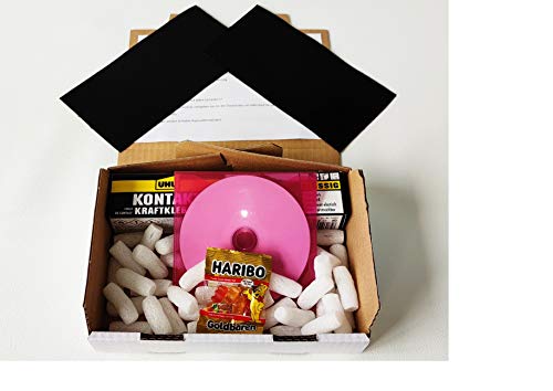 Juego de reparación de capota de Mini Cabrio con 2 parches recortables de 17 cm x 10 cm aprox., incluye adhesivo y aplicaciones + instrucciones de cuidado en CD (idioma español no garantizado) Cover