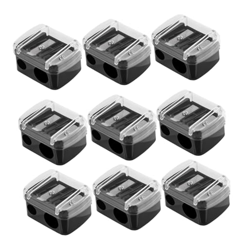 HAPINARY Makeup Pencil Sharpener Set Pcs Eyebrow Pencil Sharpener Double Holes Mini for Lip Liner Eyeliner