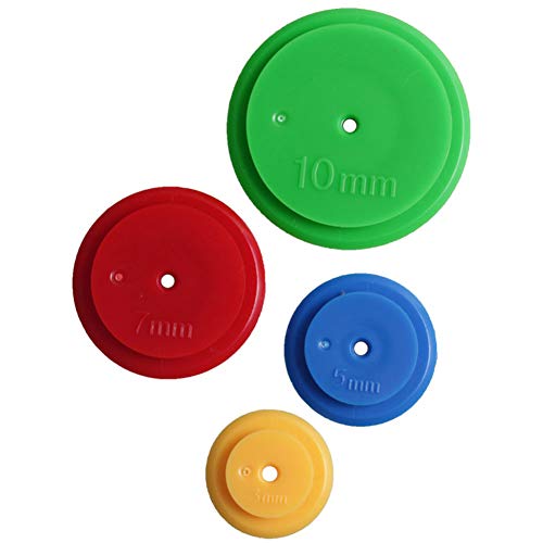 8 Pcs Sewing Wheel 4 Different Sizes Patchwork Tracing Wheel Circle Sewing Stitch Space Tracing Loom Maker Quilting Craft Tool (Random Color) #TOP1