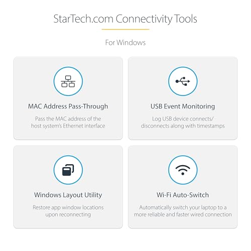 Image of StarTech.com USB-C Docking Station for Windows and ChromeOS, Dual Monitor 4K 60Hz USB-C /HDMI or 1080p VGA, HDR10, USB 10Gbps Hub, 100W Laptop Charging, GbE - TAA