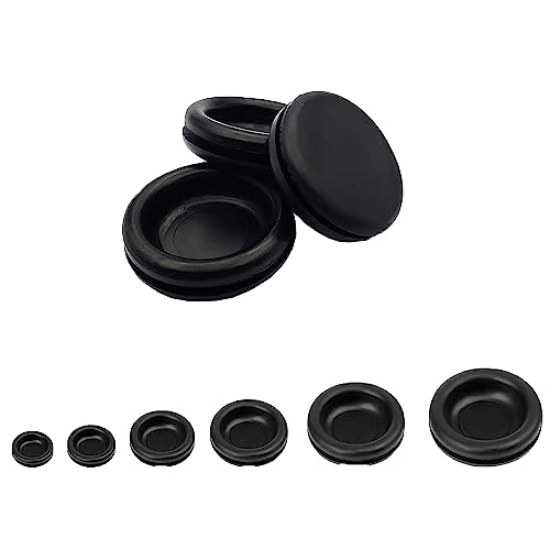 Image of Blanking Closed Rubber Grommets and Open Wiring Grommet 6mm to 40mm (Closed Grommets, 15mm)