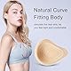 ONEFENG Lightweight Mastektomie Brustprothesen für Damen,Asymmetrische Mastektomie-Prothese Konkave Silikonbrüste Prothese Enhancer Einsatz Pads Links