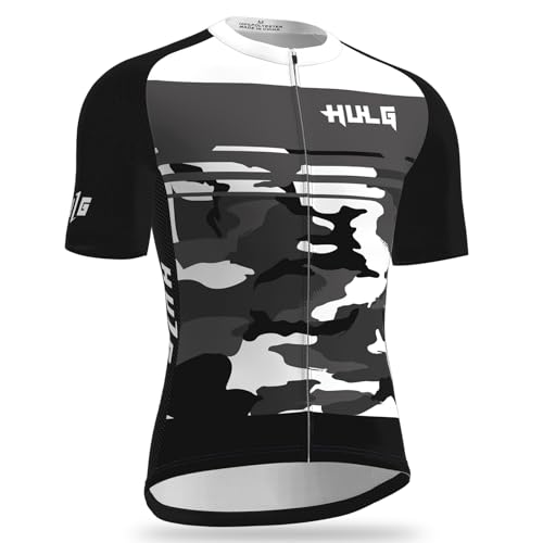 Kurzarm Radtrikot Herren Elastische Atmungsaktive T-Shirt Jersey...