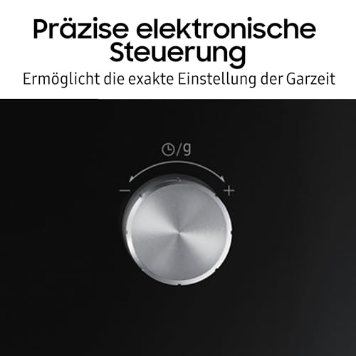 Samsung MG23K3614AW/EG Mikrowelle mit Grill / 23 Liter Garraum / 800 W/Großes Grillelement für gleichmäßige Bräunung/Kratzfester Keramik-Emaille-Innenraum, Weiß