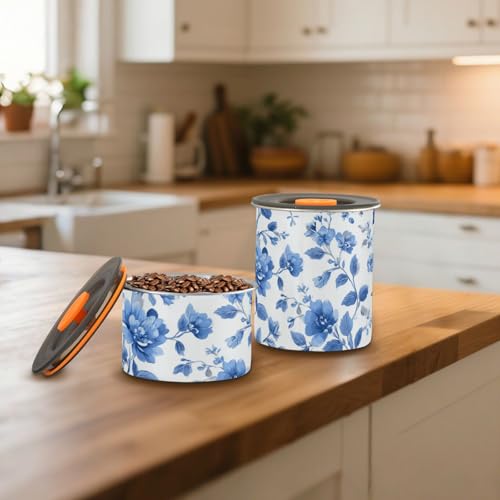 Contenedor para café de acero inoxidable 900 ml azul miniatura 7
