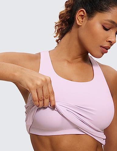 Image of CRZ YOGA Butterluxe Racerback Tank Tops | Light Support, Built in Bra, Removable Pads, Yoga, Extremely Soft, Scoop Neck, for Women