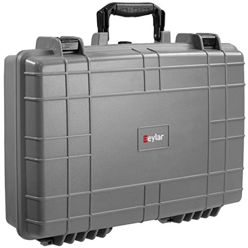Maleta rígida protectora Eylar mediana 20" gris miniatura 2