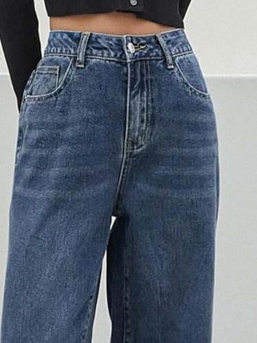 Image of KOTTY Slim Fit Straight Jeans - High Waist Mid Rise Design