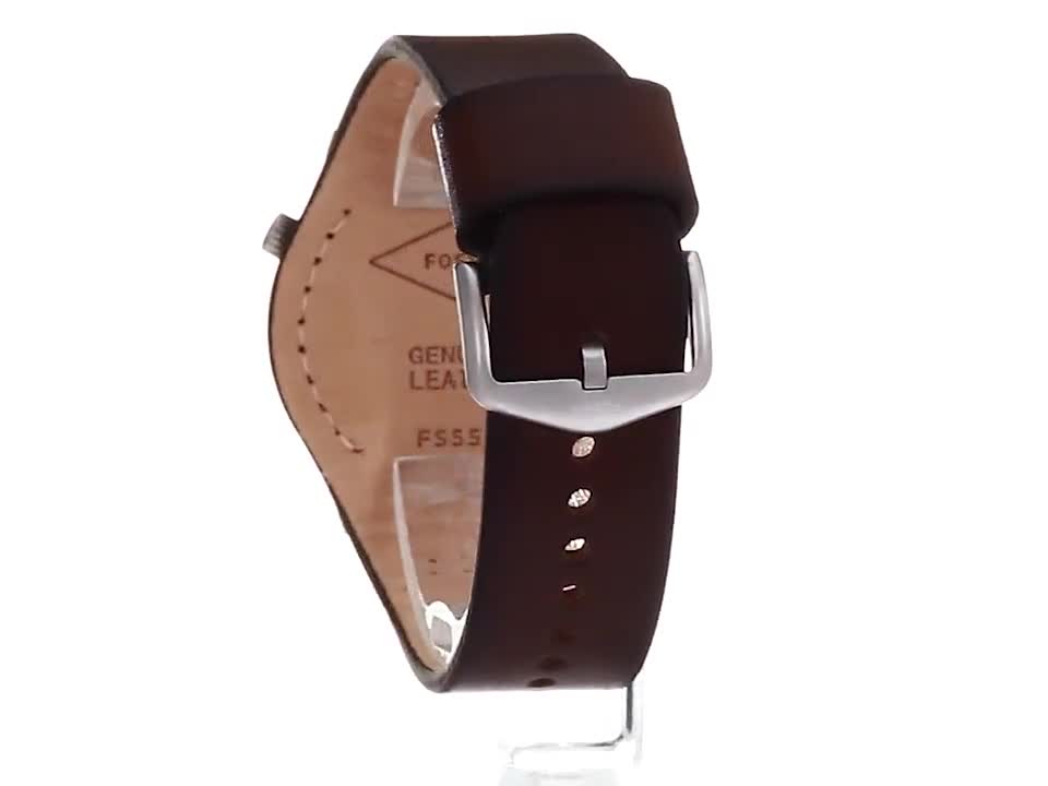 Buy Fossil Barstow Analog Beige Dial 