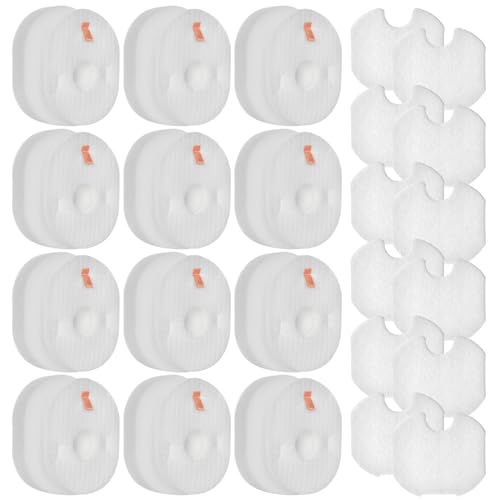 Image of Filter Replacement for Shark Rocket HV301 HV300 HV30126 HV302 HV292 | HV305 HV307 UV450 QS301 QS302 CS100 Ultra-Light Corded Stick Vacuum, 12 Foam & Felt & Post Filters, Replace Part #XFFV300
