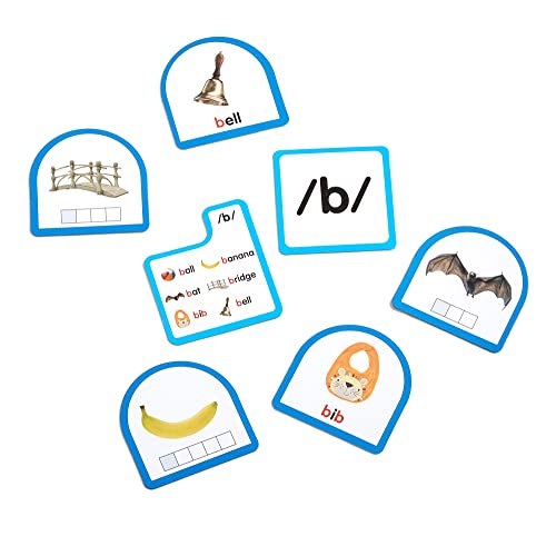Image of hand2mind Sort that Sound Activity Set, Phonemic Awareness, ESL Teaching Materials, Science of Reading Manipulatives, Letter Sounds for Kindergarten, Speech Therapy Tools, Phonics Flash Cards