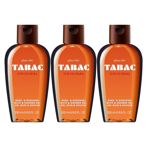 Tabac® Original I Value pack gel de ducha - Original desde 1959 - suave con la piel - con el aroma del original - notable sensación de frescor I 3x 200ml