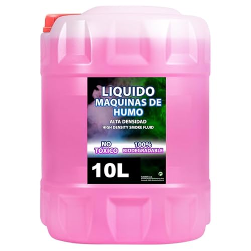 PLANTAWA Líquido máquina de fumo alta densidade 10 l | efeito névoa denso e duradouro | Fluido compatível com todas as máquinas de fumo | ideal para festas, eventos e cenários