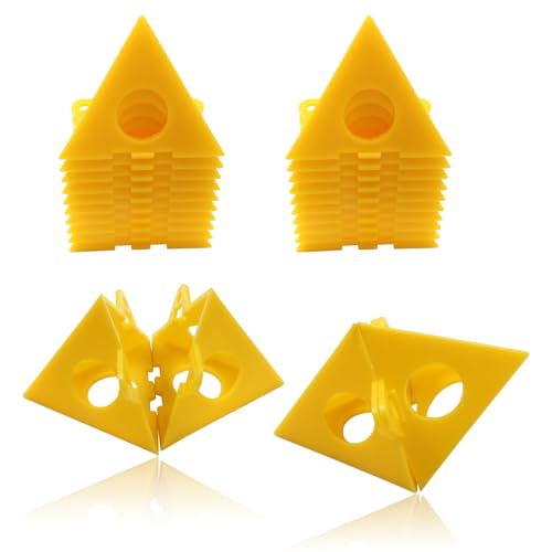 50 Pack Mini Cone Paint Stands (Yellow)