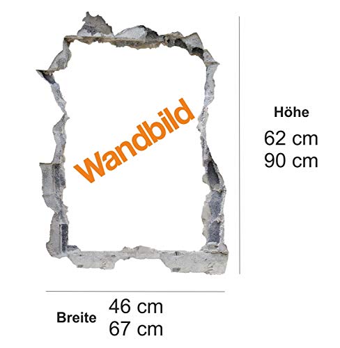 Burg Mittelalter Ritter Brücke Wandtattoo Wandsticker Wandaufkleber E0351 Größe 67 cm x 90 cm – Bild 4