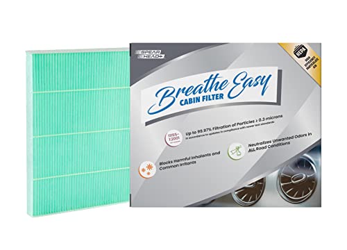 Spearhead Filtro de cabina HEPA Breathe Easy de hasta un 99.97% de filtracion de particulas de 0.3 micras sin reduccion de flujo