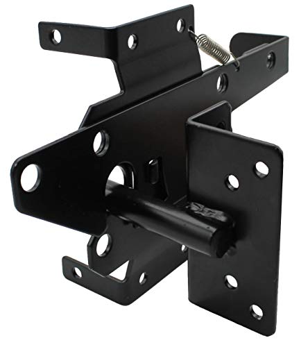 Post Mount Gate Latch (Black Finish) | The Perfect Latch To Secure Your