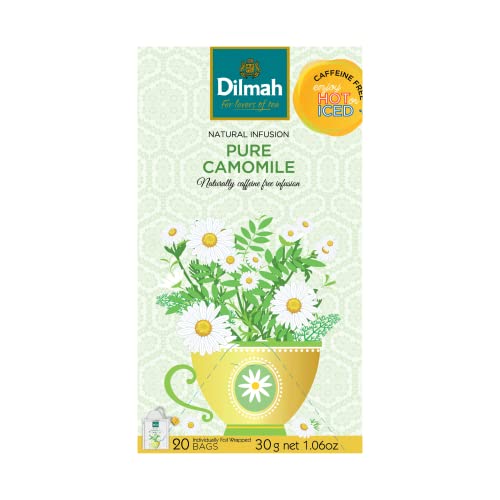 Dilmah Infusion Pure Camomile Flowers Foil Wrapped T/B 20x30g