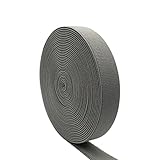 Dortrue 1 Inch 10 Yard Dark Grey Sewing Elastic Band Heavy Stretch High Elasticity Elastic Spool for