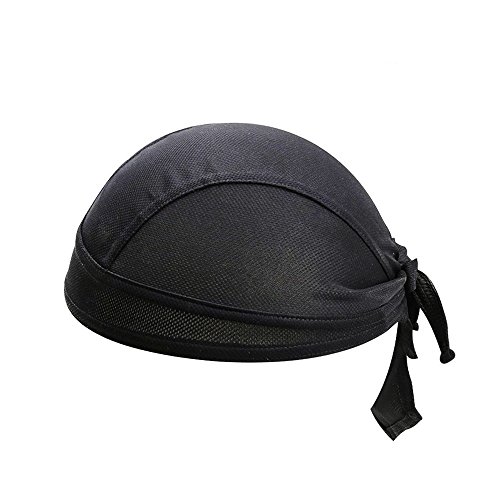 Bandana deportiva pirata para la cabeza – Cráneo transpirable ajustable al aire libre – Pañuelo de protección UV solar Headscarf Cap Headgear para ciclismo motocicleta casco Liner para hombres mujeres