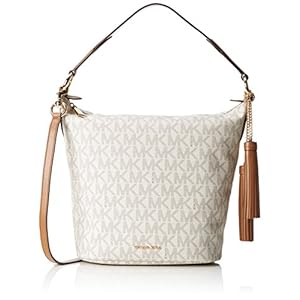 MICHAEL Michael Kors Women’s Elana Large Convertible Shoulder Vanilla Handbag