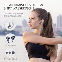 Bluetooth 5.4 Kopfhörer in Ear, HiFi Stereo Kopfhörer Kabellos Bluetooth – Ansicht 6