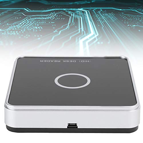 Lector de RFID de Escritorio de Elgnaura USB, Lector de Tarjetas UHF RFID 915MHz, Sensor de proximidad sin conexión de 50 cm, Ideal para Control electrónico de Acceso a Etiquetas,