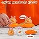 PWCTNT Ostern Geschenke Kinder, 8 Stück Ostergeschenke Kinder, Aufziehbare Hasen Mit Karotte, Hase Ostern Deko, Lustige Aufziehspielzeug Osterhasen Für Kinders Jungen Mädchen