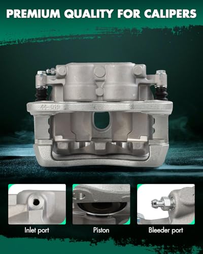 Image of SCITOO Rear Left Brake Caliper With Bracket 18B4940 Compatible For Cadillac For Escalade 2002-2006,For Chevrolet For Avalanche 1500 2002-2006,For Chevrolet For Express 1500 2003-2014
