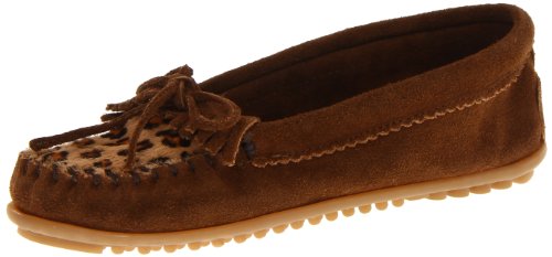 Minnetonka Leopard Kilty Moc Damen Mokassin, Braun (Dusty Brown 3F), 41 EU Cover