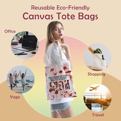 Bolso Tote Inspirado en Película de Terror miniatura 2