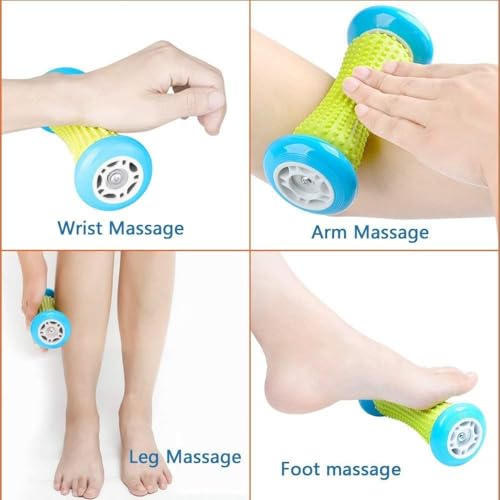Image of Bodylastics Foot Massage Roller & Spike Massage Ball for Plantar Fasciitis Pain Relief Ergonomic Designed for Reflexology Deep Tissue Muscle Revovery for Total Body