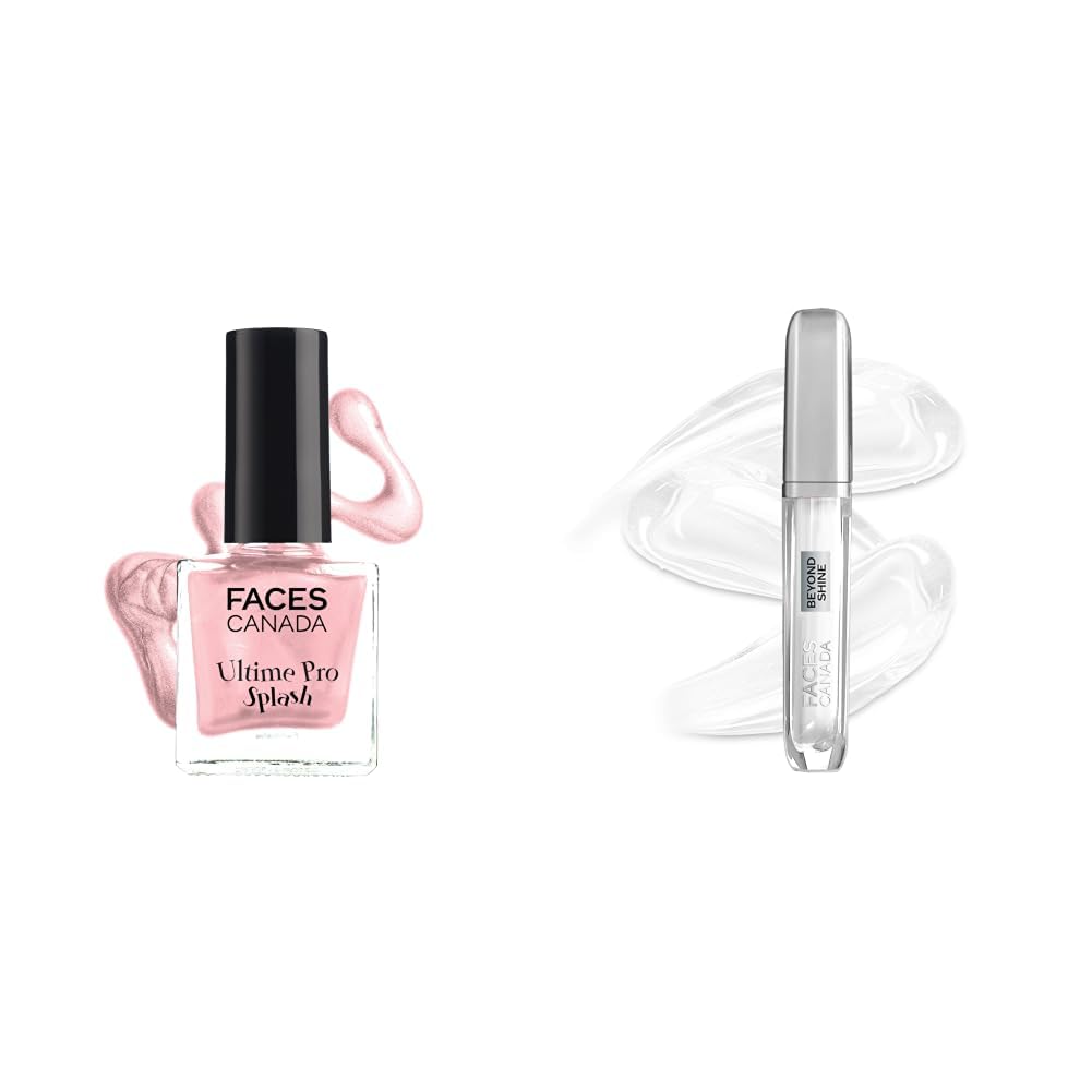 FACESCANADA Splash Glossy Finish Nail Enamel Twinkle 36 8ml & Beyond Shine Lip Gloss - The OG 07, 3.8ml-picture-15