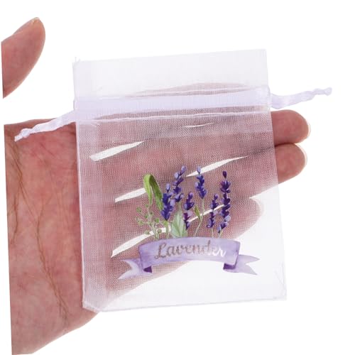 Bolsas de tela de lavanda con cordón 20 unidades miniatura 3