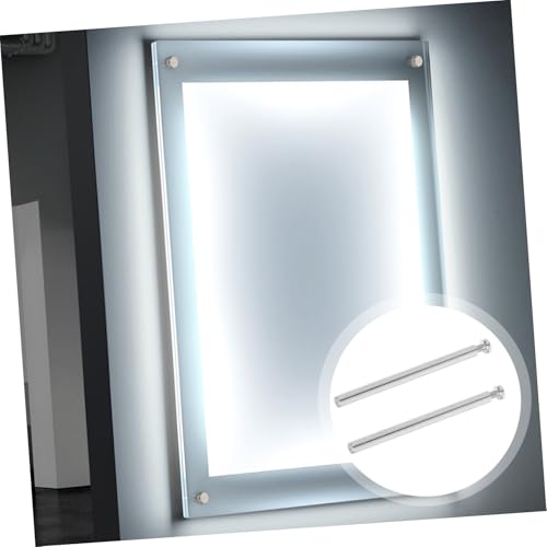 Image of DOITOOL Sturdy Photo Frame Screw Set Brackets Picture Hanging Hardware for Wall Mount Advertising Sign Standoff Screws