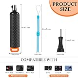 Waterproof Floating Handle Grip Anti-Slip Floating Bobber Stick Floaty Handler Holder Mount with Lanyard for Go Pro Hero 11/10/9/8/7/6/5/4/3 Session DJI Osmo and Other Action Cameras - Image 2