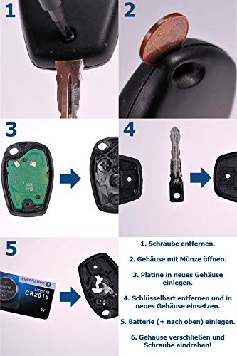 COVER CHIAVE COMPLETA SCOCCA TELECOMANDO GUSCIO FIAT LANCIA ARGENTO