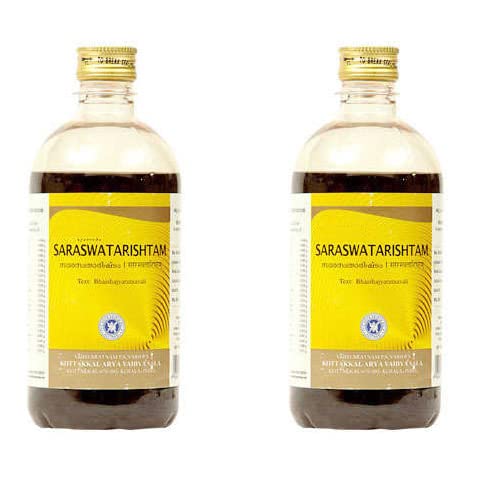 Saraswatarishtam Kottakkal apaiser l'esprit stressé 2x200 ml