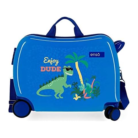 Valise Enfant Enso Dino Bleu Cover