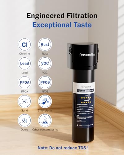Dreamwills DS10 Under Sink Water Filter System, 1.3 GPM High Flow, 1 Year - Image 2