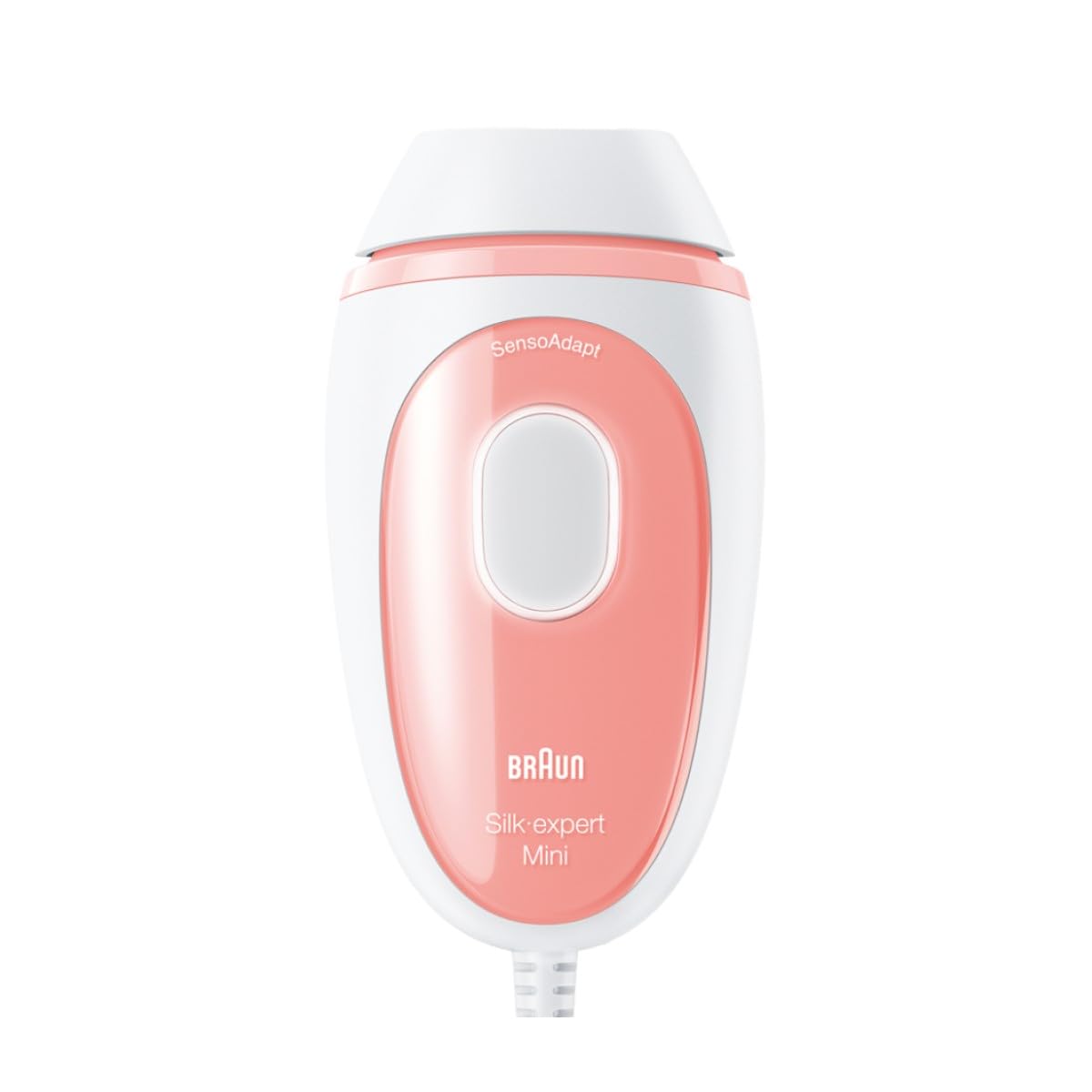 Braun IPL Silk-expert PL1000 - Mini dispositivo di depilazione da donna per depilazione visibile, alternativa al laser da viaggio, semplice, sicuro ed efficiente, colore: Bianco/Rosa